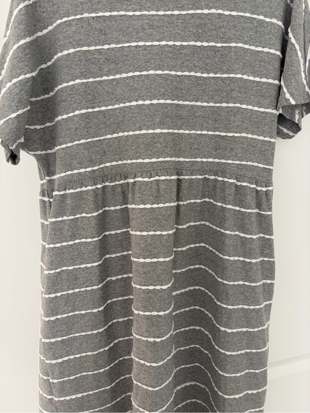 Grey Polagram Knee Length Dress - Picture 5 of 5